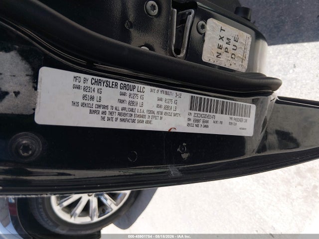 45901754 :رقم المزاد ، 2C3CCACG3CH231479 vin ، 2012 Chrysler 300 Limited مزاد بيع
