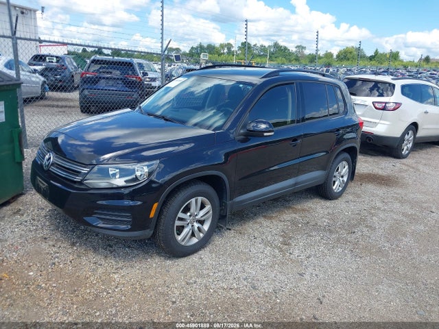 2015 Volkswagen Tiguan S მანქანა იყიდება აუქციონზე, vin: WVGBV7AX0FW585419, აუქციონის ნომერი: 45901889