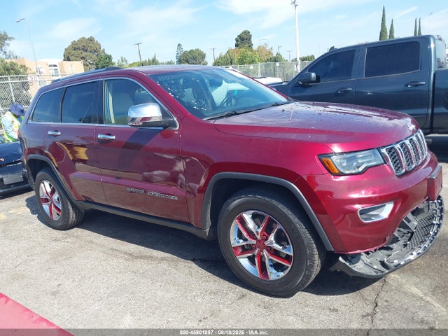 Aukcja sprzedaży 2020 Jeep Grand Cherokee Limited 4x2, vin: 1C4RJEBG7LC318244, numer aukcji: 45901897
