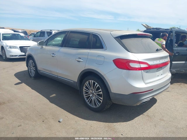 45901924 :رقم المزاد ، 2LMPJ6LR0HBL24620 vin ، 2017 Lincoln Mkx Reserve مزاد بيع
