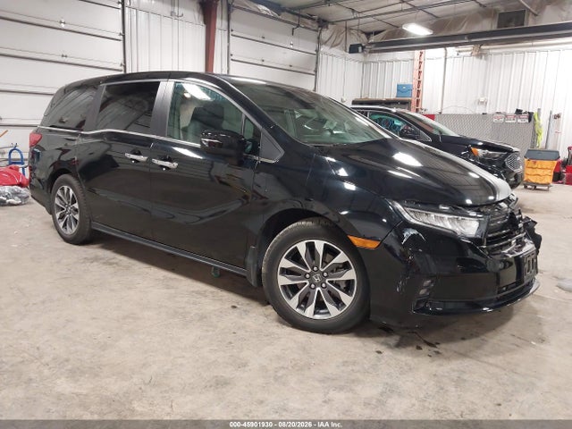 45901930 :رقم المزاد ، 5FNRL6H77MB009739 vin ، 2021 Honda Odyssey Ex-l مزاد بيع
