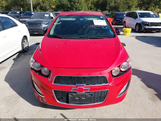2015 Chevrolet Sonic Rs Auto მანქანა იყიდება აუქციონზე, vin: 1G1JG6SB1F4203121, აუქციონის ნომერი: 45902025