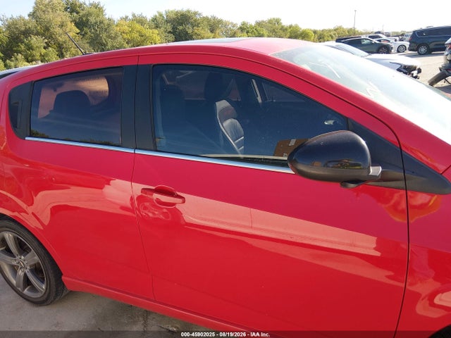 2015 Chevrolet Sonic Rs Auto მანქანა იყიდება აუქციონზე, vin: 1G1JG6SB1F4203121, აუქციონის ნომერი: 45902025