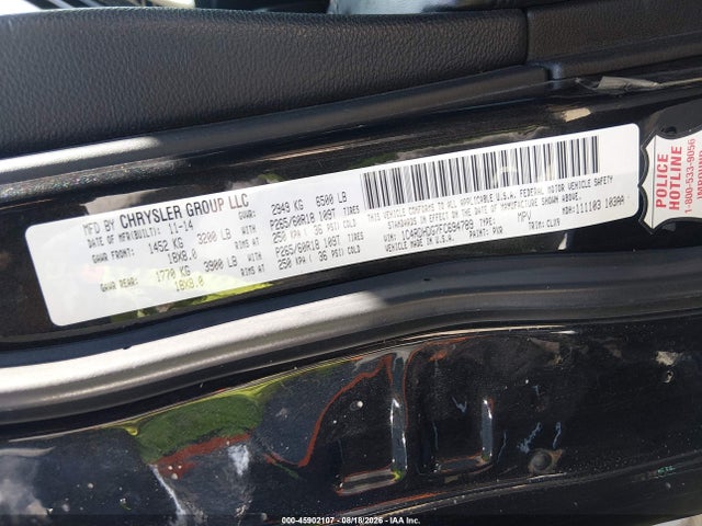 Aukcja sprzedaży 2015 Dodge Durango Limited, vin: 1C4RDHDG7FC694789, numer aukcji: 45902107