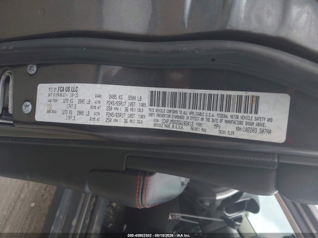 45902302 :رقم المزاد ، 1C4PJMBS2GW183412 vin ، 2016 Jeep Cherokee Trailhawk مزاد بيع
