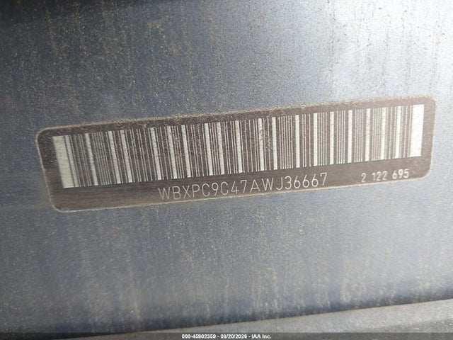 45902359 :رقم المزاد ، WBXPC9C47AWJ36667 vin ، 2010 Bmw X3 Xdrive30i مزاد بيع