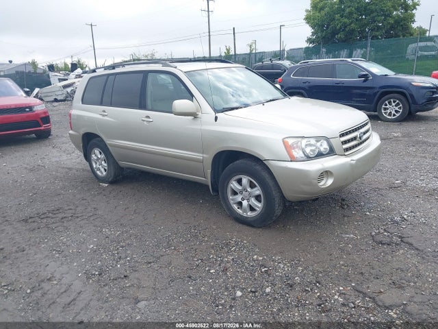 45902522 :رقم المزاد ، JTEHF21A120091623 vin ، 2002 Toyota Highlander V6 مزاد بيع
