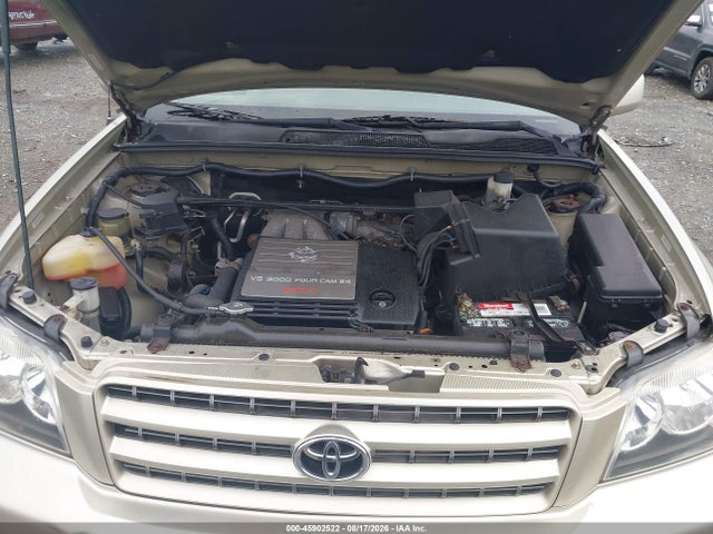45902522 :رقم المزاد ، JTEHF21A120091623 vin ، 2002 Toyota Highlander V6 مزاد بيع
