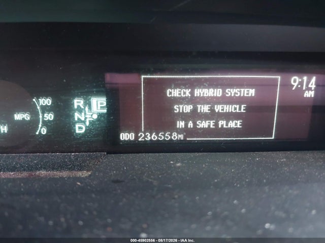 2013 Toyota Prius Two მანქანა იყიდება აუქციონზე, vin: JTDKN3DU6D5584602, აუქციონის ნომერი: 45902556