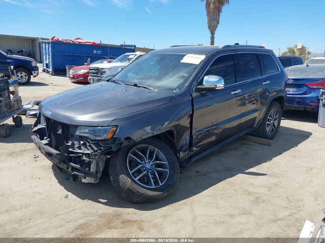 Продаж на аукціоні авто 2017 Jeep Grand Cherokee Limited, vin: 1C4RJEBG5HC765744, номер лоту: 45902566