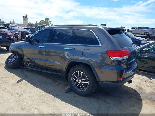 Продаж на аукціоні авто 2017 Jeep Grand Cherokee Limited, vin: 1C4RJEBG5HC765744, номер лоту: 45902566
