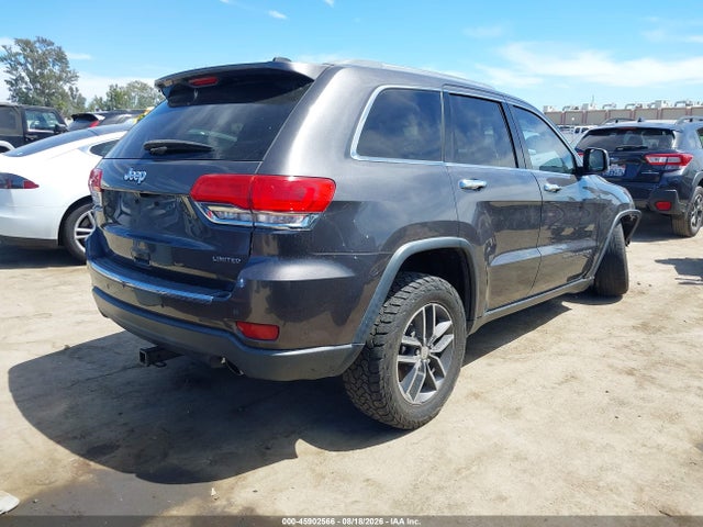 Продаж на аукціоні авто 2017 Jeep Grand Cherokee Limited, vin: 1C4RJEBG5HC765744, номер лоту: 45902566