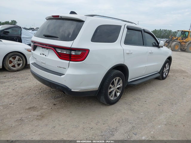 45902584 :رقم المزاد ، 1C4RDJDG7FC101648 vin ، 2015 Dodge Durango Limited مزاد بيع