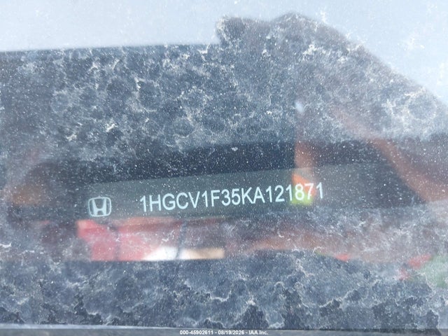 45902611 :رقم المزاد ، 1HGCV1F35KA121871 vin ، 2019 Honda Accord Sport مزاد بيع
