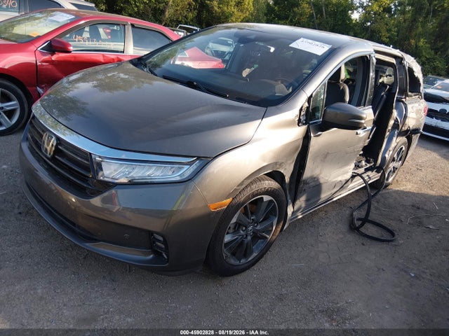 2022 Honda Odyssey Elite მანქანა იყიდება აუქციონზე, vin: 5FNRL6H91NB014230, აუქციონის ნომერი: 45902828