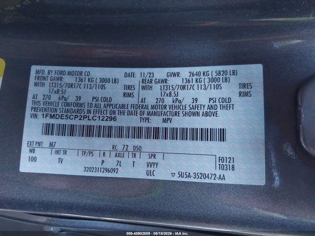 Ford Bronco Wildtrak 2023 1FMDE5CP2PLC12296 Image 9