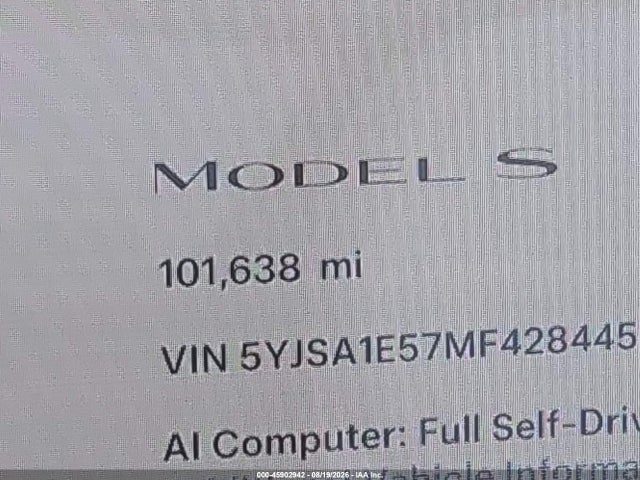5YJSA1E57MF428445 Tesla Model S Long Range Dual Motor All-wheel Drive