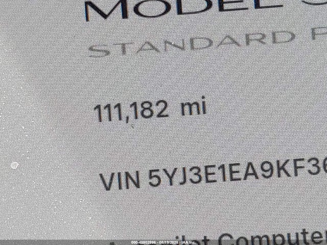 Aukcja sprzedaży 2019 Tesla Model 3 Long Range/mid Range/standard Range/standard Range Plus, vin: 5YJ3E1EA9KF362452, numer aukcji: 45902996