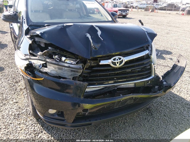 Aukcja sprzedaży 2015 Toyota Highlander Xle V6, vin: 5TDJKRFH4FS102214, numer aukcji: 45903000