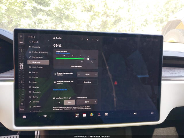45904297 :رقم المزاد ، 5YJSA1E54MF428483 vin ، 2021 Tesla Model S Long Range Dual Motor All-wheel Drive مزاد بيع