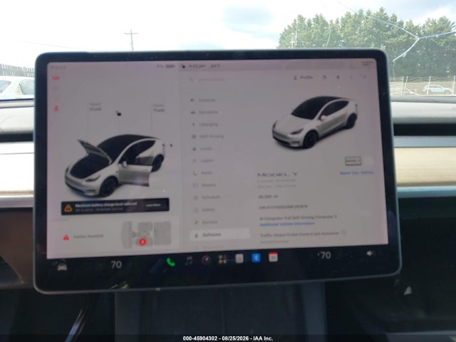 2021 Tesla Model Y Long Range Dual Motor All-wheel Drive მანქანა იყიდება აუქციონზე, vin: 5YJYGDEE0MF262618, აუქციონის ნომერი: 45904302
