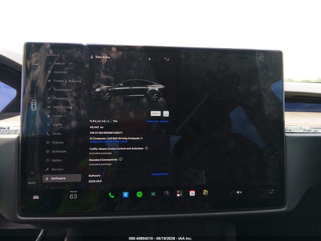 Продаж на аукціоні авто 2021 Tesla Model S Long Range Dual Motor All-wheel Drive, vin: 5YJSA1E50MF428271, номер лоту: 45904310