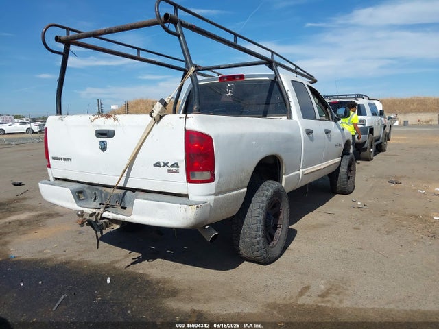 2005 Dodge Ram 2500 Slt/laramie მანქანა იყიდება აუქციონზე, vin: 3D7KS28C05G763321, აუქციონის ნომერი: 45904342