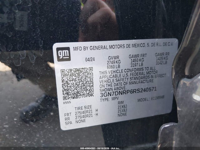 Chevrolet Equinox Ev Rs 2024 3GN7DNRP6RS240571 Image 9