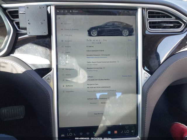 Продажа на аукционе авто 2015 Tesla Model S 70d/85d/p85d, vin: 5YJSA1E2XFF111879, номер лота: 45904430