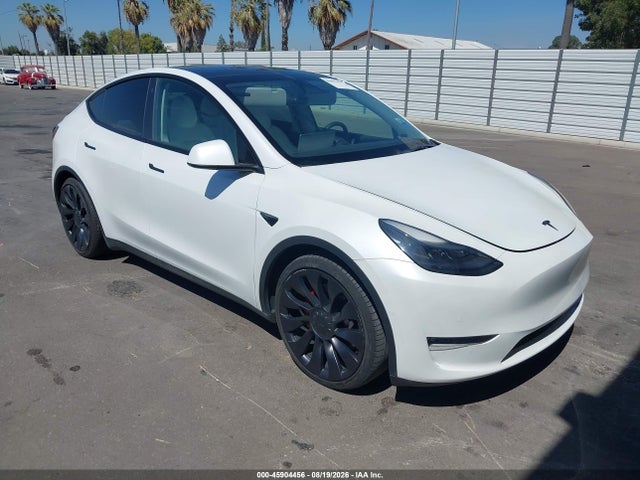 Aukcja sprzedaży 2022 Tesla Model Y Performance Dual Motor All-wheel Drive, vin: 7SAYGDEF1NF491127, numer aukcji: 45904456