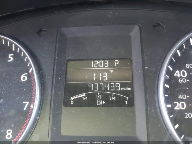 2013 Volkswagen Jetta 2.5l Se მანქანა იყიდება აუქციონზე, vin: 3VWDX7AJXDM389579, აუქციონის ნომერი: 45904517