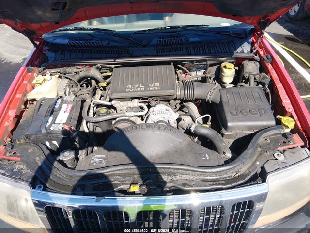 2000 Jeep Grand Cherokee Laredo მანქანა იყიდება აუქციონზე, vin: 1J4GW48N5YC411192, აუქციონის ნომერი: 45904622