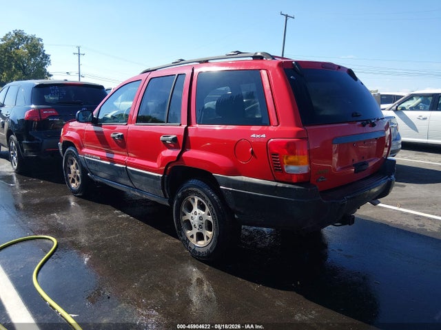 2000 Jeep Grand Cherokee Laredo მანქანა იყიდება აუქციონზე, vin: 1J4GW48N5YC411192, აუქციონის ნომერი: 45904622
