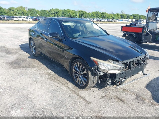 Продажа на аукционе авто 2018 Infiniti Q50 3.0t Luxe, vin: JN1EV7AR7JM436841, номер лота: 45904625