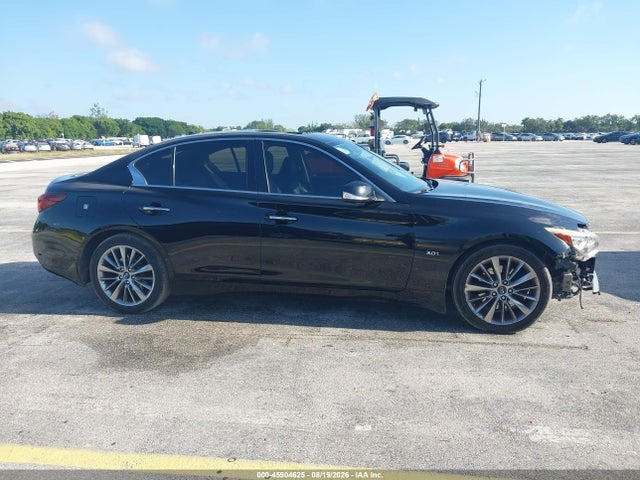 Продажа на аукционе авто 2018 Infiniti Q50 3.0t Luxe, vin: JN1EV7AR7JM436841, номер лота: 45904625