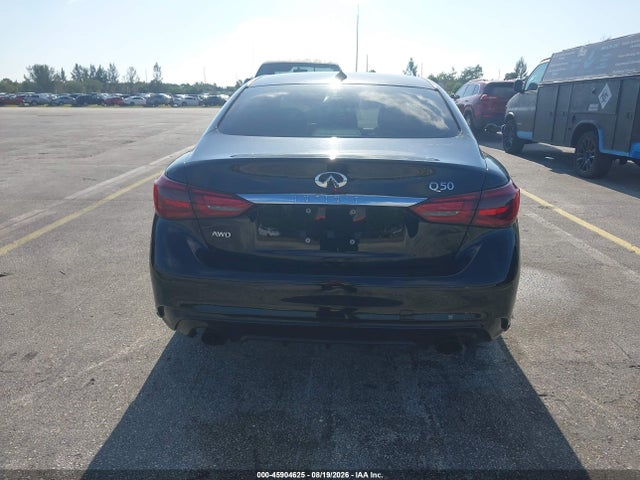 Продажа на аукционе авто 2018 Infiniti Q50 3.0t Luxe, vin: JN1EV7AR7JM436841, номер лота: 45904625