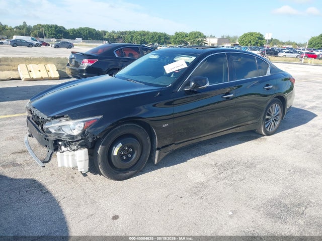 Продажа на аукционе авто 2018 Infiniti Q50 3.0t Luxe, vin: JN1EV7AR7JM436841, номер лота: 45904625