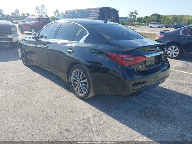 Продажа на аукционе авто 2018 Infiniti Q50 3.0t Luxe, vin: JN1EV7AR7JM436841, номер лота: 45904625