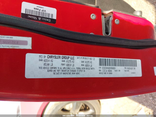 Продаж на аукціоні авто 2013 Dodge Charger Sxt, vin: 2C3CDXHG0DH566824, номер лоту: 45904690