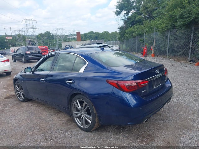Продаж на аукціоні авто 2019 Infiniti Q50 3.0t Signature Edition, vin: JN1EV7AR1KM591175, номер лоту: 45904809