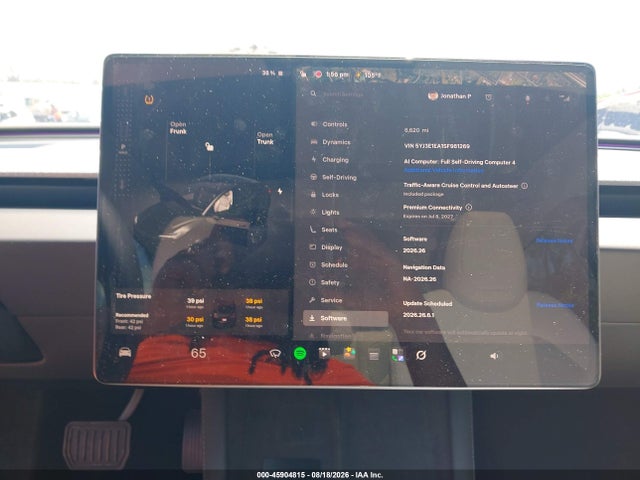 Продажа на аукционе авто 2025 Tesla Model 3 Long Range Rear-wheel Drive/standard Rear-wheel Drive, vin: 5YJ3E1EA1SF981269, номер лота: 45904815