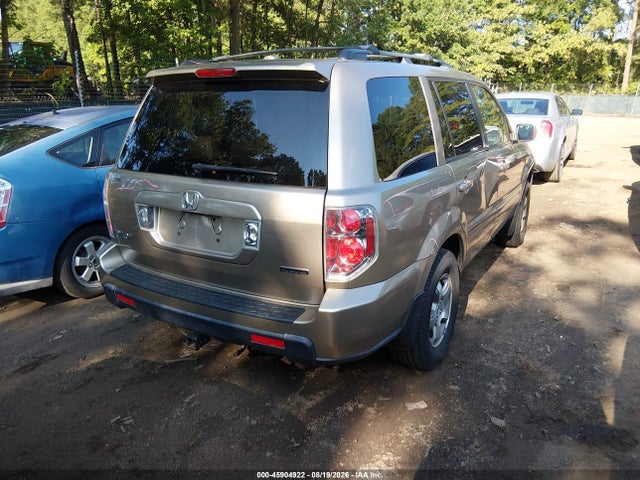 2006 Honda Pilot Ex-l მანქანა იყიდება აუქციონზე, vin: 2HKYF18606H536040, აუქციონის ნომერი: 45904922