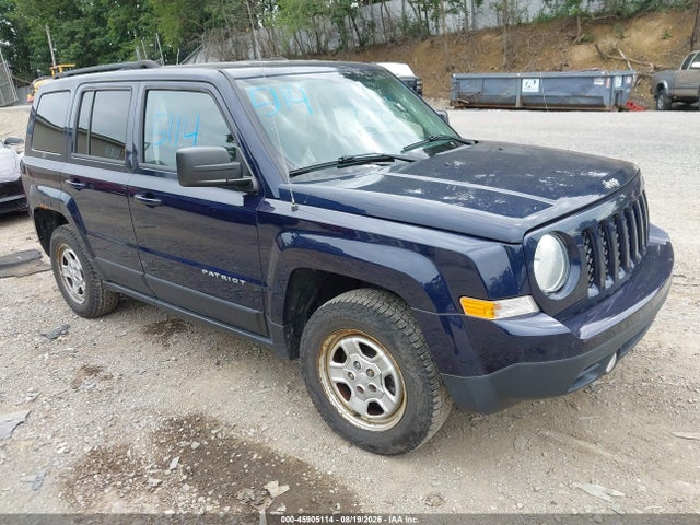 Продажа на аукционе авто 2016 Jeep Patriot Sport, vin: 1C4NJRBB8GD654253, номер лота: 45905114