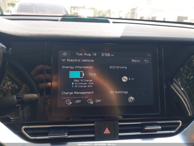 2021 Kia Niro Ev Ex მანქანა იყიდება აუქციონზე, vin: KNDCC3LGXM5098493, აუქციონის ნომერი: 45905171