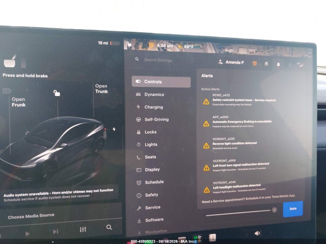 Продаж на аукціоні авто 2026 Tesla Model Y All-wheel Drive/long Range Launch Series/premium All-wheel Drive, vin: 7SAYGDEE9TA678701, номер лоту: 45905223