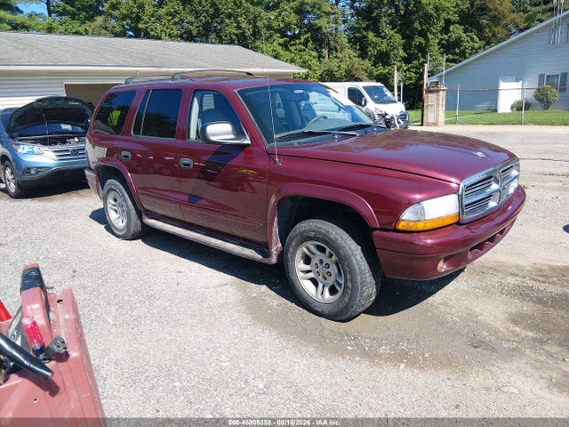 45905358 :رقم المزاد ، 1D4HS58N83F550352 vin ، 2003 Dodge Durango Slt Plus مزاد بيع