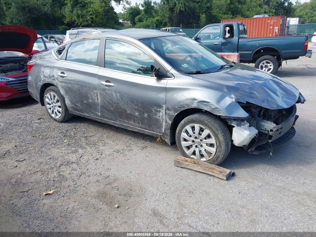 2019 Nissan Sentra S მანქანა იყიდება აუქციონზე, vin: 3N1AB7APXKY234502, აუქციონის ნომერი: 45905365