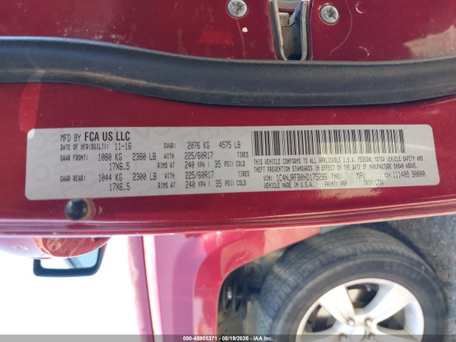Aukcja sprzedaży 2017 Jeep Patriot Latitude, vin: 1C4NJRFB0HD175286, numer aukcji: 45905371