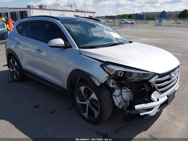 2016 Hyundai Tucson Limited მანქანა იყიდება აუქციონზე, vin: KM8J33A20GU054507, აუქციონის ნომერი: 45905477