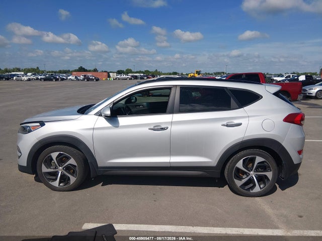 2016 Hyundai Tucson Limited მანქანა იყიდება აუქციონზე, vin: KM8J33A20GU054507, აუქციონის ნომერი: 45905477